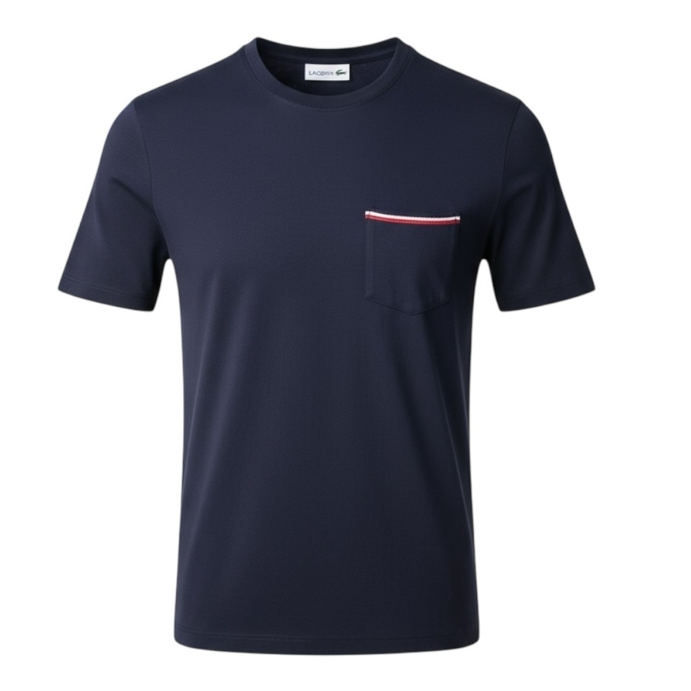 🔆Lacoste Sleepwear  Crewneck Cotton‎ Shirt Size Small